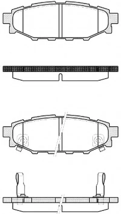 Комплект тормозных колодок, дисковый тормоз KAWE купить