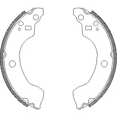 Комплект тормозных колодок REMSA купить