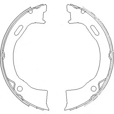 Комплект тормозных колодок, стояночная тормозная система REMSA купить
