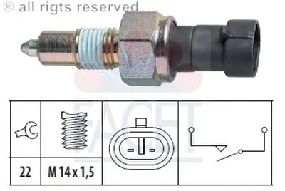 Выключатель, фара заднего хода FACET купить