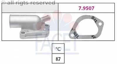 Термостат, охлаждающая жидкость FACET купить