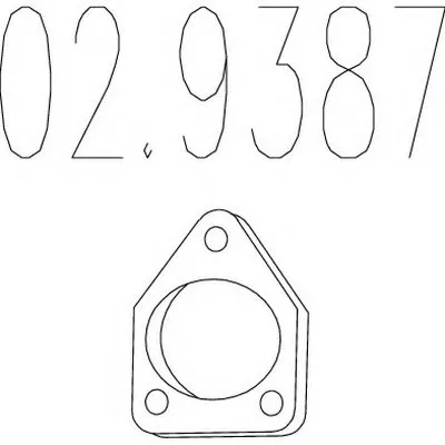 Прокладка, труба выхлопного газа MTS купить