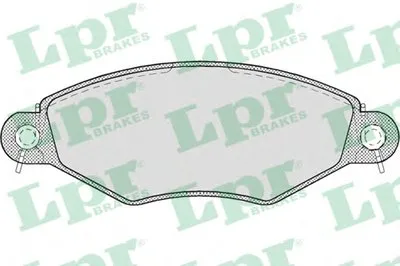 Комплект тормозных колодок, дисковый тормоз LPR купить