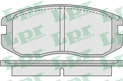 Комплект тормозных колодок, дисковый тормоз LPR купить