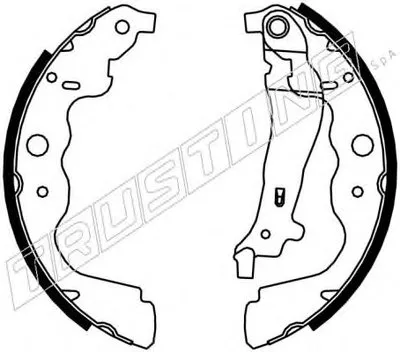 Комплект тормозных колодок TRUSTING купить