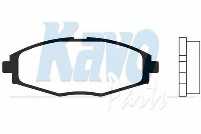 Комплект тормозных колодок, дисковый тормоз MK KASHIYAMA KAVO PARTS купить