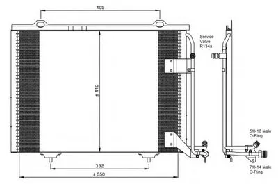 Конденсатор, кондиционер EASY FIT NRF купить