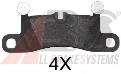 Комплект тормозных колодок, дисковый тормоз A.B.S. купить