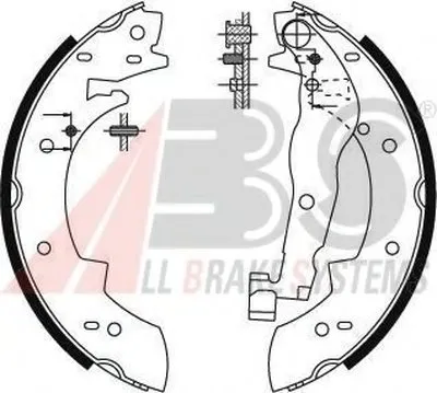 Комплект тормозных колодок A.B.S. купить