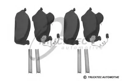 Комплект тормозных колодок, дисковый тормоз TRUCKTEC AUTOMOTIVE купить