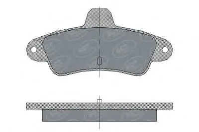 Комплект тормозных колодок, дисковый тормоз SCT Germany купить