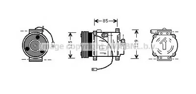 Компрессор, кондиционер AVA QUALITY COOLING купить