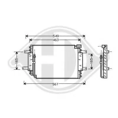 Конденсатор, кондиционер DIEDERICHS купить