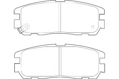 Комплект тормозных колодок, дисковый тормоз DURON купить