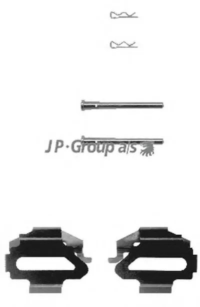 Комплектующие, колодки дискового тормоза QH JP GROUP купить