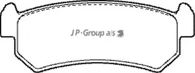 Комплект тормозных колодок, дисковый тормоз QH JP GROUP купить