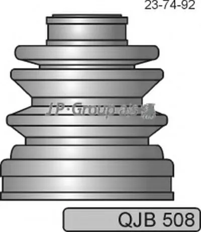 Комплект пылника, приводной вал QH JP GROUP купить