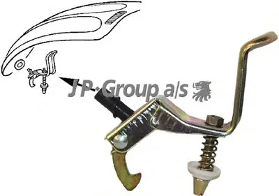 Замок капота JP GROUP купить