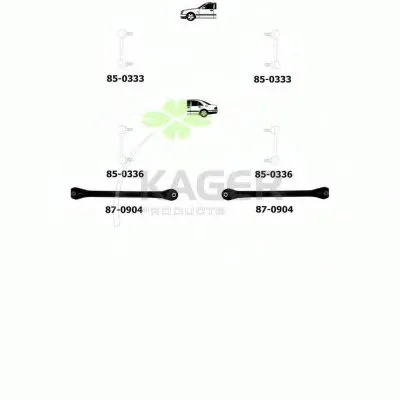 Подвеска колеса KAGER купить