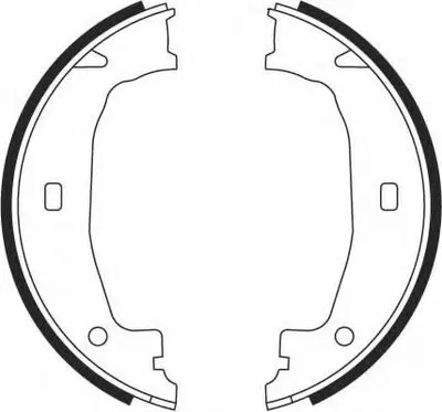 Комплект тормозных колодок, стояночная тормозная система GIRLING купить