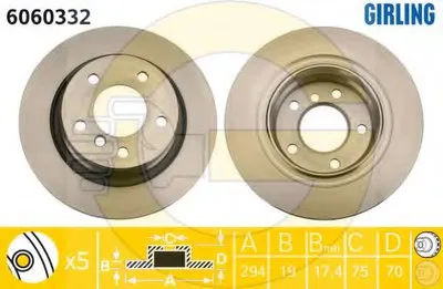 Тормозной диск GIRLING купить