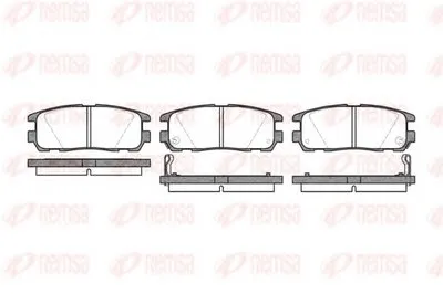 Комплект тормозных колодок, дисковый тормоз KAWE купить