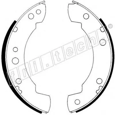 Комплект тормозных колодок fri.tech. купить