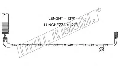 Сигнализатор, износ тормозных колодок fri.tech. купить