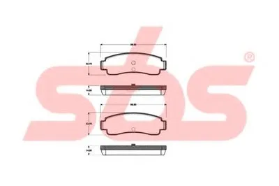 Комплект тормозных колодок, дисковый тормоз sbs купить