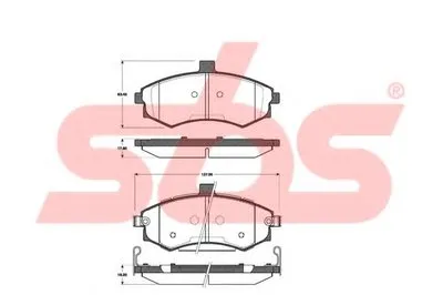 Комплект тормозных колодок, дисковый тормоз sbs купить