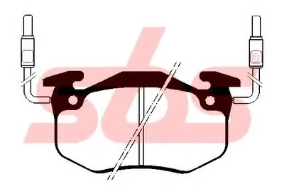 Комплект тормозных колодок, дисковый тормоз sbs купить