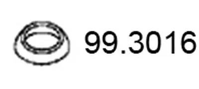 Уплотнительное кольцо, труба выхлопного газа ASSO купить