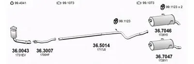 Система выпуска ОГ ASSO купить