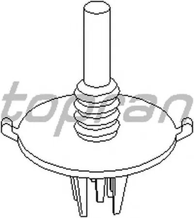 Зажим, молдинг / защитная накладка TOPRAN купить