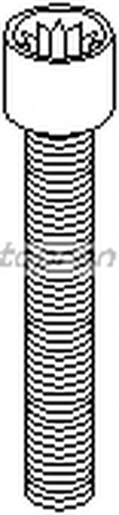 Болт, фланец карданного вала TOPRAN купить