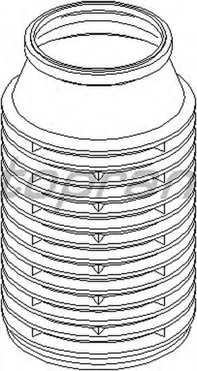 Защитный колпак / пыльник, амортизатор TOPRAN купить