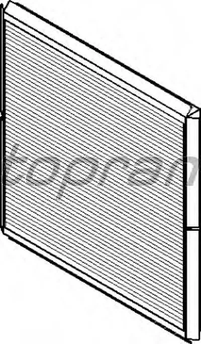 Фильтр, воздух во внутренном пространстве TOPRAN купить