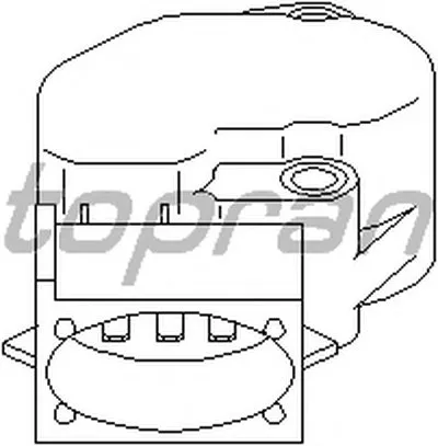 Датчик, положение дроссельной заслонки TOPRAN купить