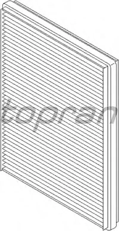 Фильтр, воздух во внутренном пространстве TOPRAN купить