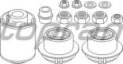Ходовая часть в сборе TOPRAN купить