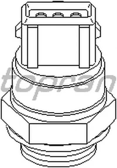 Термовыключатель, вентилятор радиатора TOPRAN купить