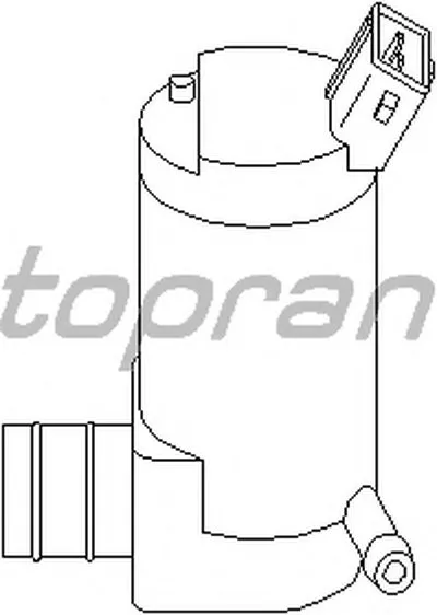 Водяной насос, система очистки окон TOPRAN купить