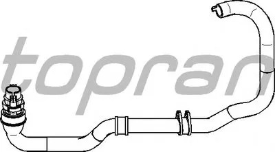 Шланг радиатора TOPRAN купить