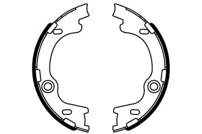 Комплект тормозных колодок; Комплект тормозных колодок, стояночная тормозная система E.T.F. купить