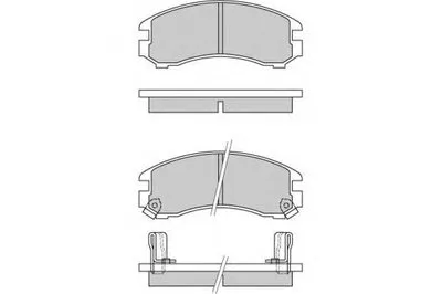 Комплект тормозных колодок, дисковый тормоз E.T.F. купить