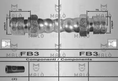 Тормозной шланг MALÒ купить