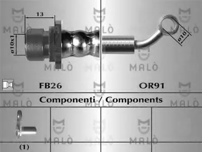 Тормозной шланг MALÒ купить