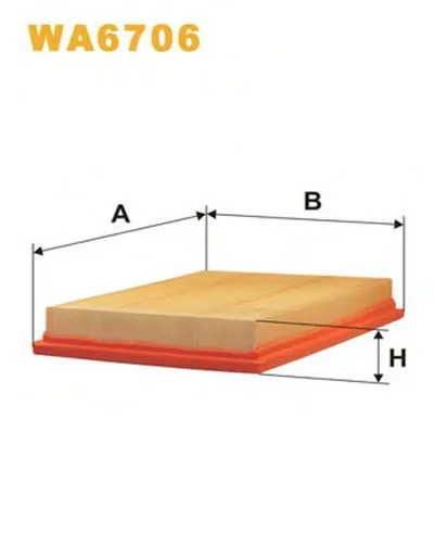 Воздушный фильтр WIX FILTERS купить