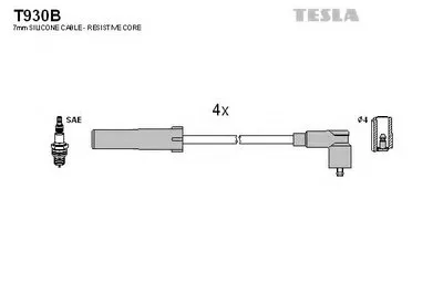 Комплект проводов зажигания TESLA купить
