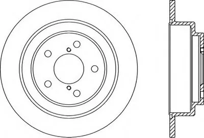 Тормозной диск ADAPTIVE OPEN PARTS купить